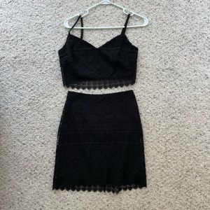 Bebe 2 piece black set